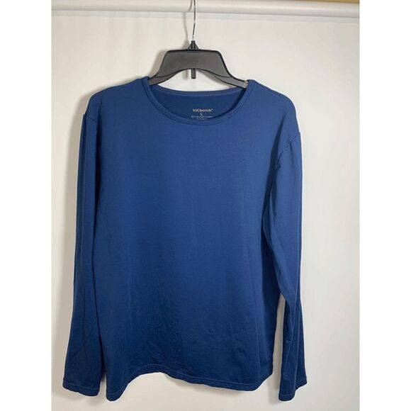 ViCherub Long Sleeve Base Layer Teal Color Shirt - Picture 1 of 4